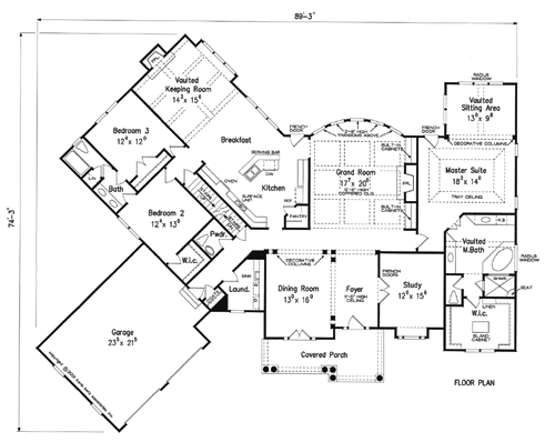 MCKENDREE PARK House Floor Plan | Frank Betz Associates MCKENDREE PARK House Floor Plan | Frank Betz Associates
