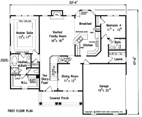 COLONNADE House Floor Plan | Frank Betz Associates COLONNADE House Floor Plan | Frank Betz Associates