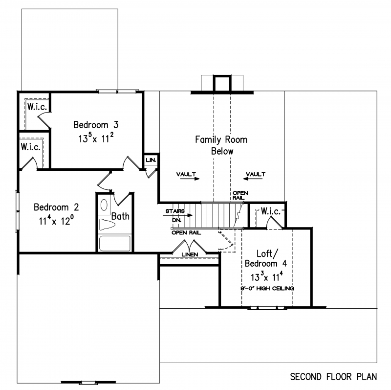 AZALEA PARK House Floor Plan Frank Betz Associates