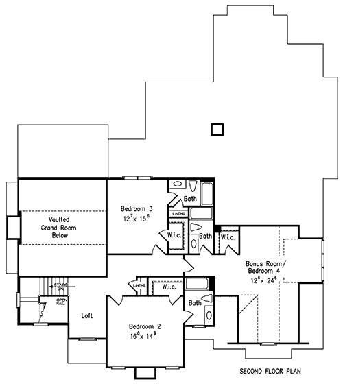 MILL CREEK House Floor Plan Frank Betz Associates