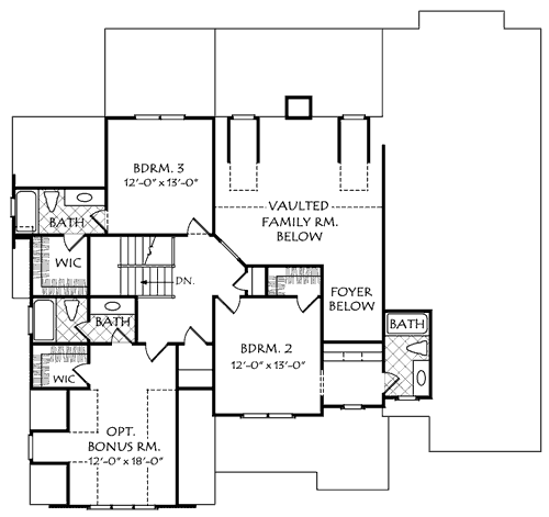 APPLETON  CHASE  C House  Floor Plan  Frank Betz Associates
