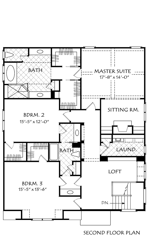 ELLINGTON RIDGE House Floor Plan Frank Betz Associates