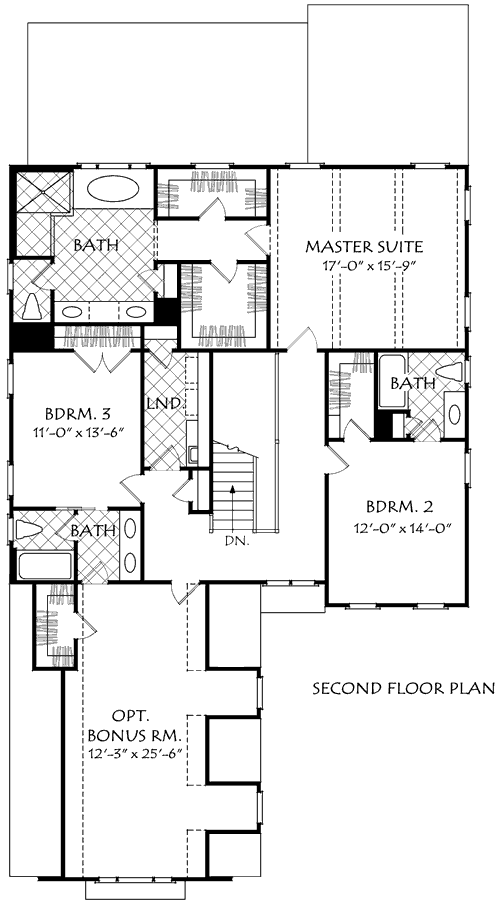 GROVE PARK House Floor Plan Frank Betz Associates