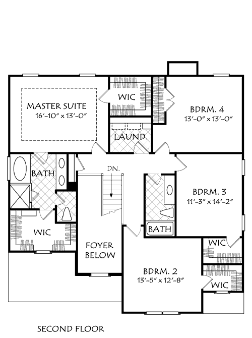 CLARKSVILLE House Floor Plan Frank Betz Associates CLARKSVILLE House Floor Plan Frank Betz Associates