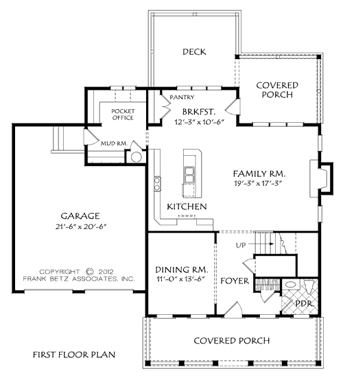 Ethans Mill House Floor Plan Frank Betz Associates