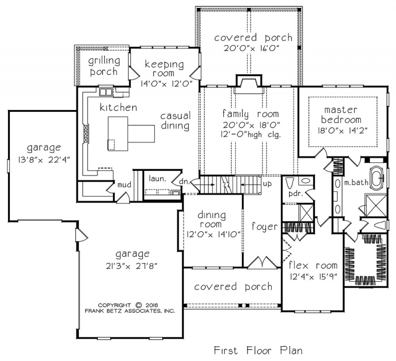 FILMORE PARK House Floor Plan | Frank Betz Associates