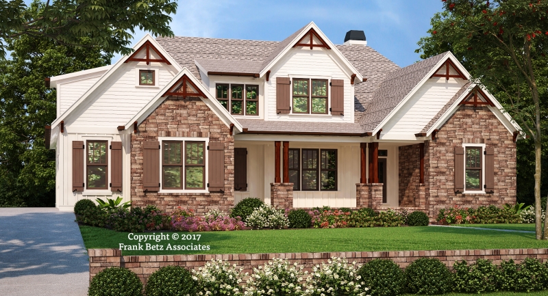  Craftsman  Style House  Plans  Frank  Betz  Associates