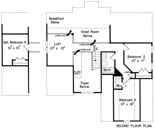 HOLLAND House Floor Plan Frank Betz Associates