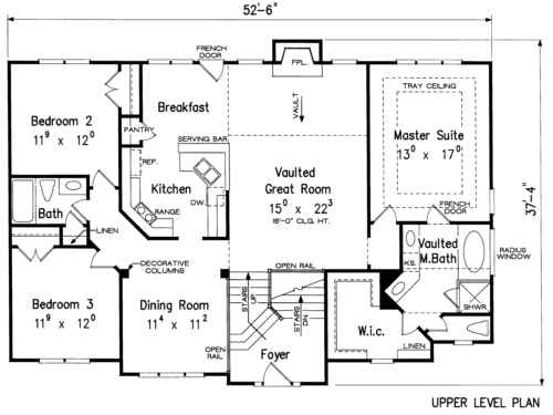 OAKMONT House Floor Plan | Frank Betz Associates OAKMONT House Floor Plan | Frank Betz Associates
